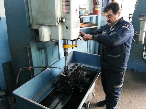 AS Motor silindir kapağı taşlama ve yenileme çalışması